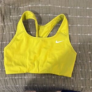 Nike Women's Yellow Sports Bra
